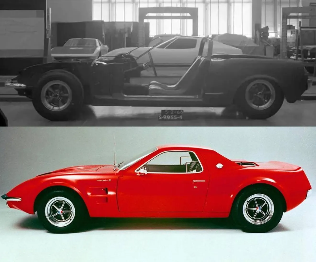 El misterioso prototipo de motor central resultó ser el Ford Mustang Mach 2