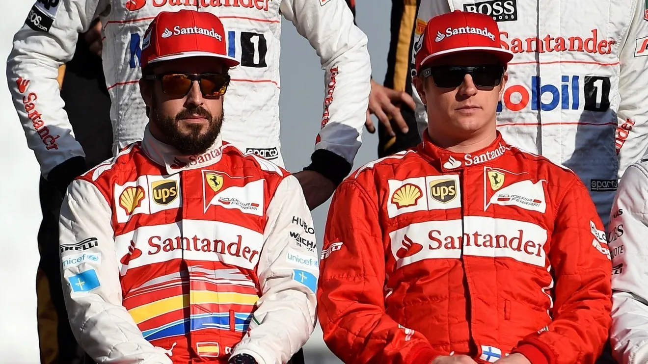 Grosjean admite estar sorprendido por lo parecidos que son Alonso y Räikkönen