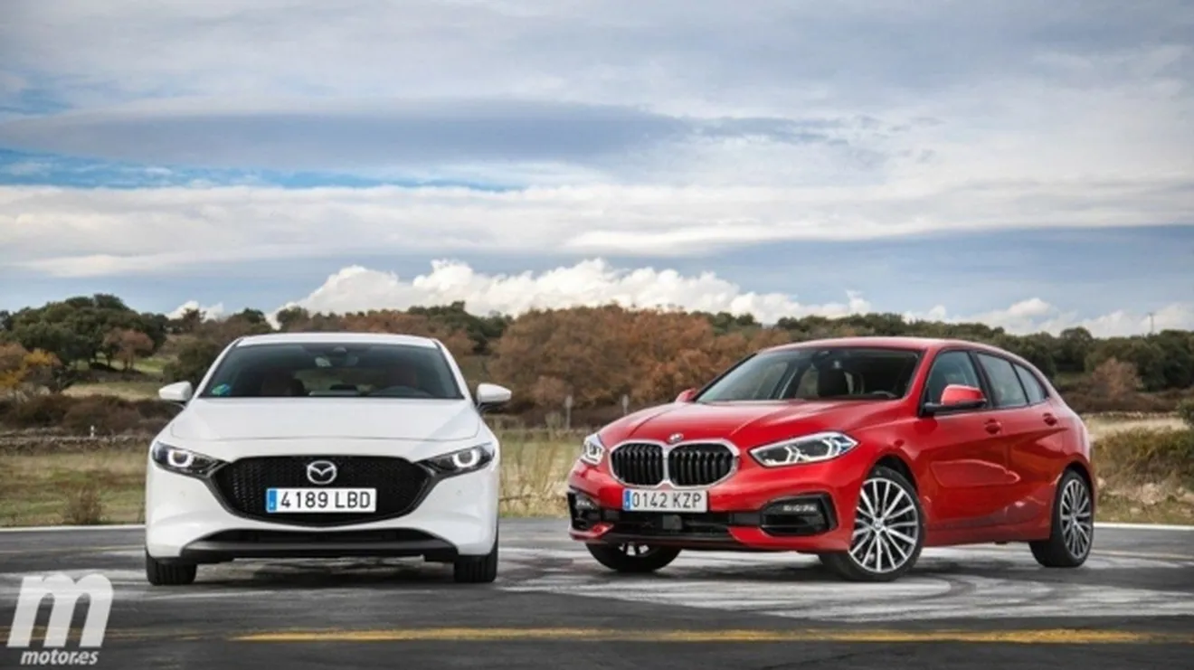 Mazda3 y BMW Serie 1