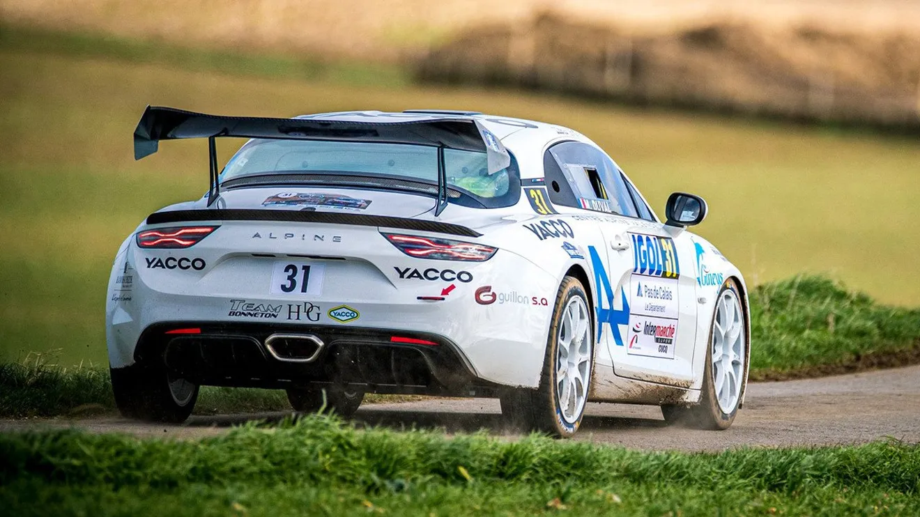 El Alpine A110 Rally retoma su programa de test con gran impulso
