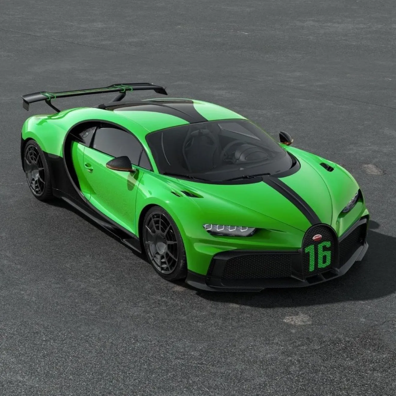 Bugatti nos muestra el primer Chiron verde que hemos visto nunca
