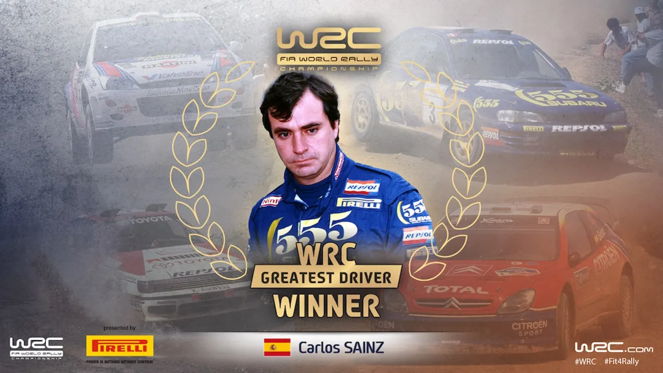 Carlos Sainz es coronado como el mejor piloto de la historia del WRC