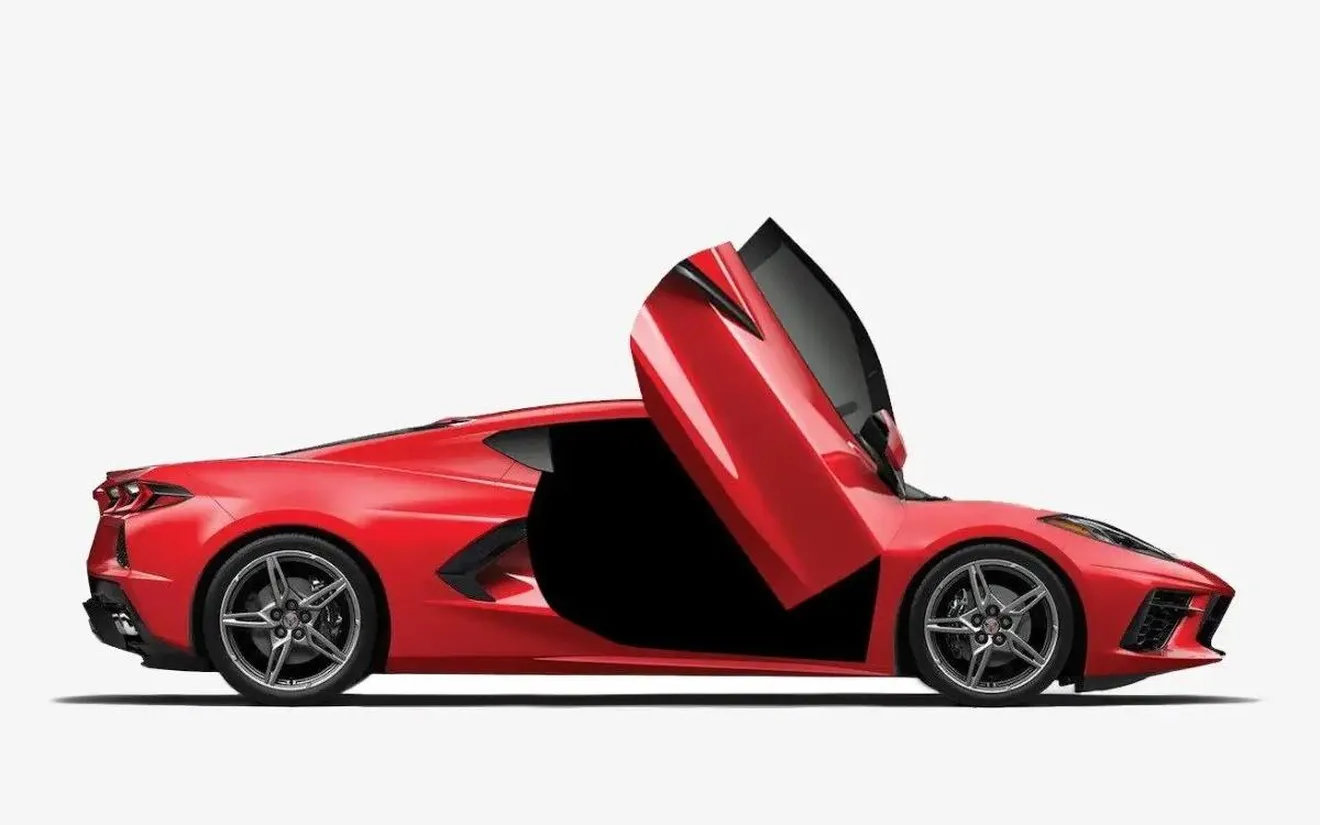 El Chevrolet Corvette C8 podrá montar puertas verticales tipo Lamborghini