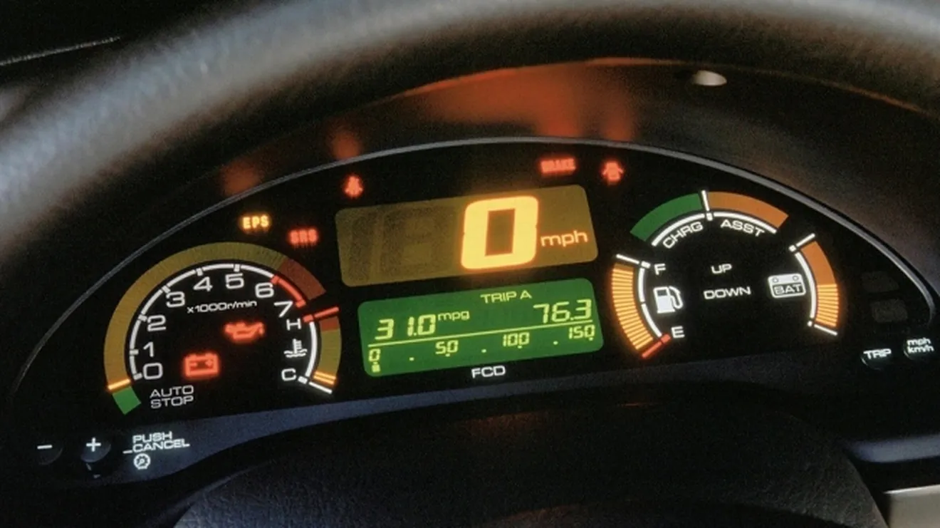 Honda Insight 1999 - cuadro de instrumentos