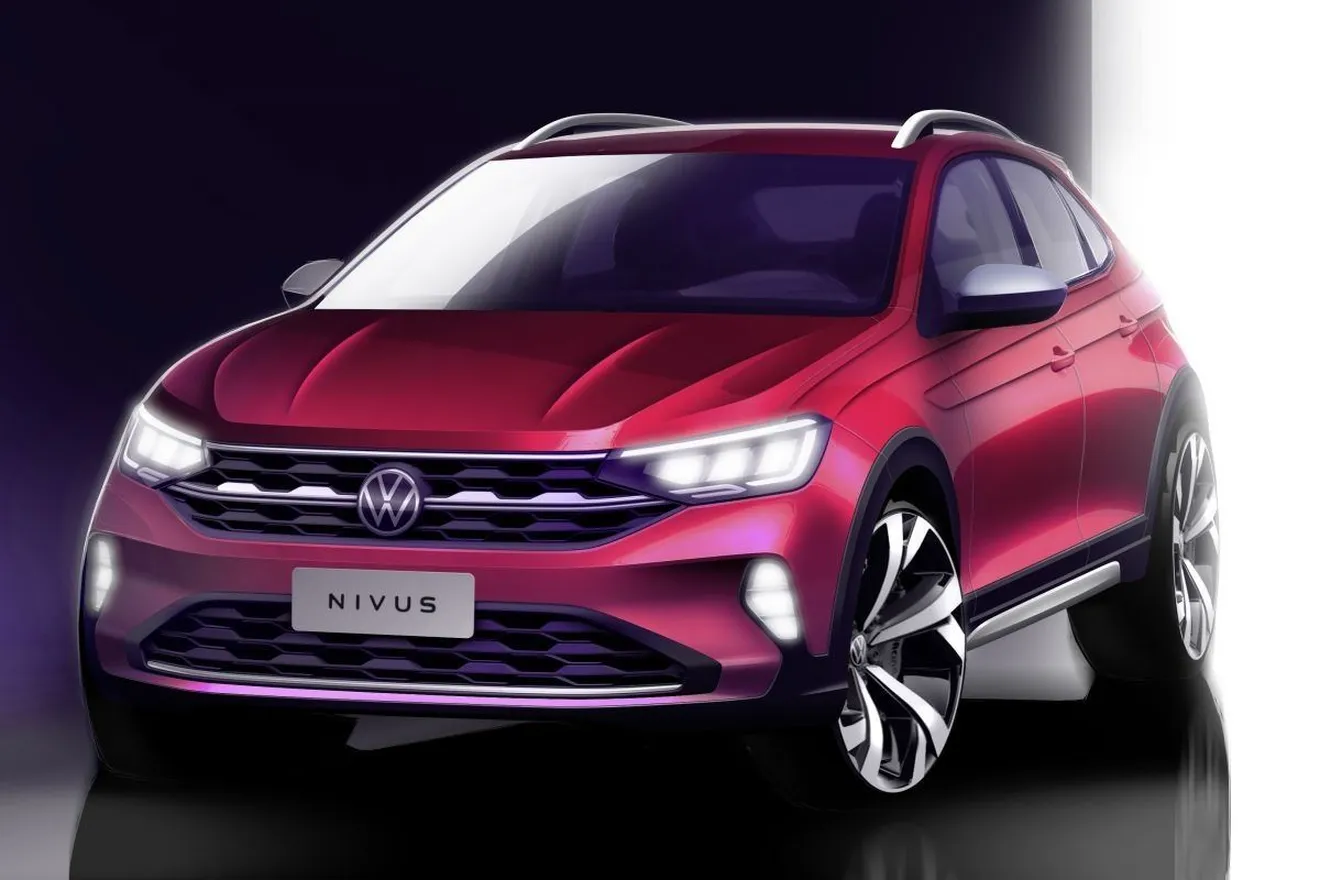 Un boceto desvela el diseño del nuevo Volkswagen Nivus
