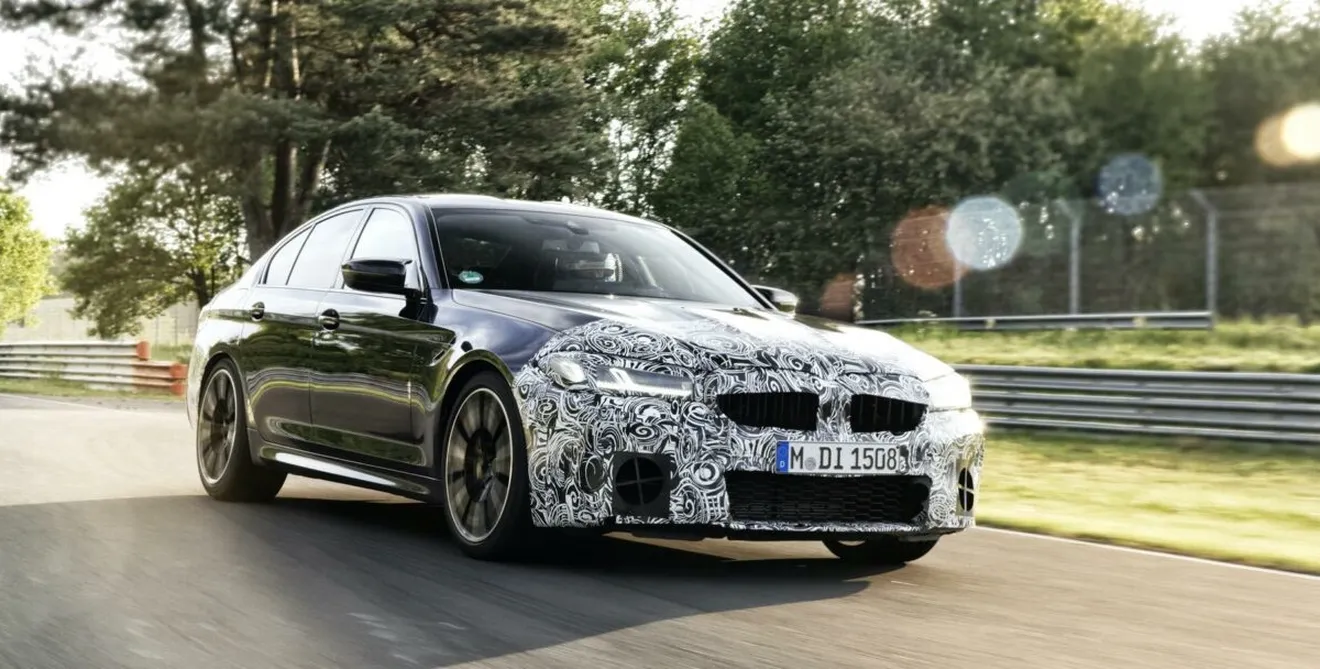 BMW presenta los prototipos del nuevo M5 2021 en Nürburgring
