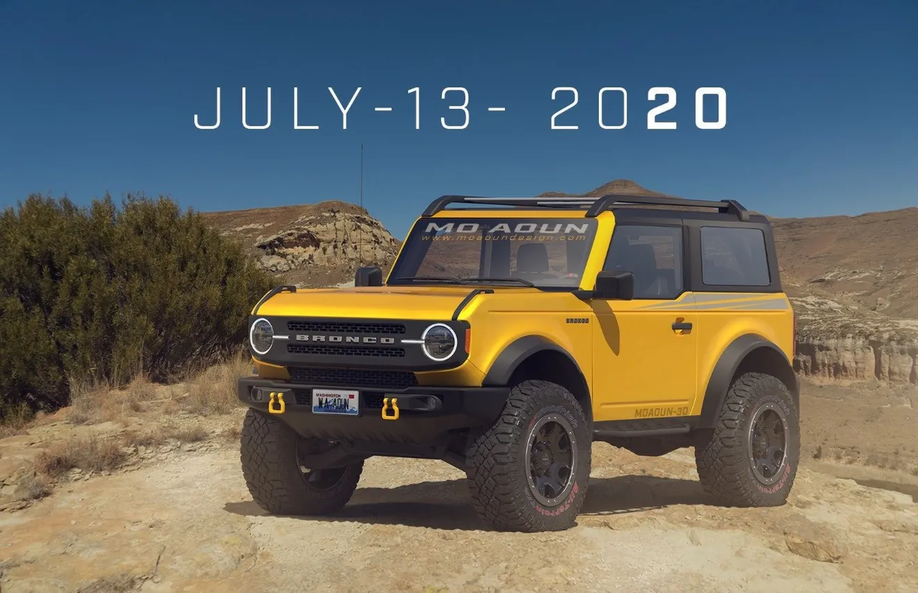 Habrá un Ford Bronco híbrido para competir con el futuro Jeep Wrangler PHEV