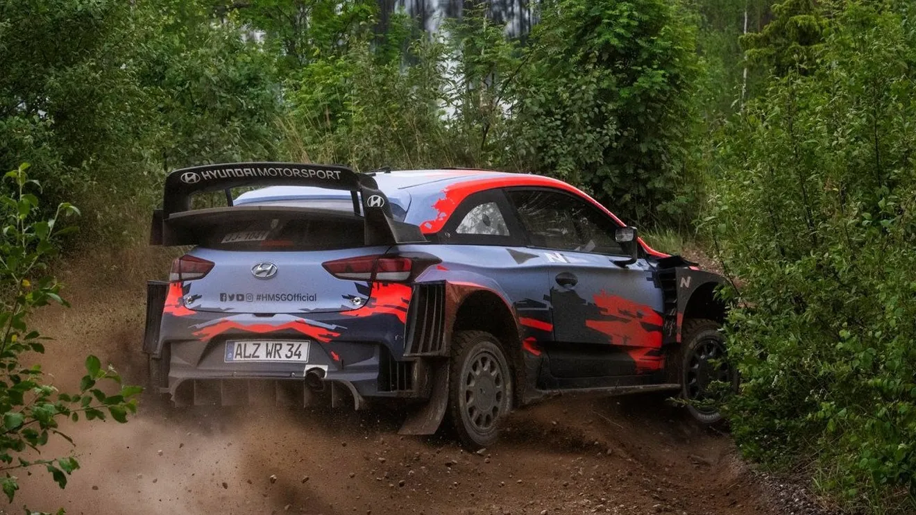 El Hyundai i20 WRC Coupé estrena novedades en su aerodinámica