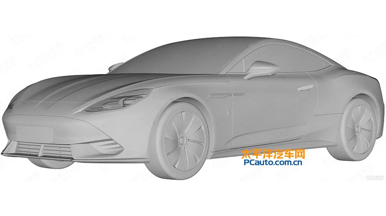 Se filtra la versión de producción del MG E-Motion, un deportivo chino 100% eléctrico