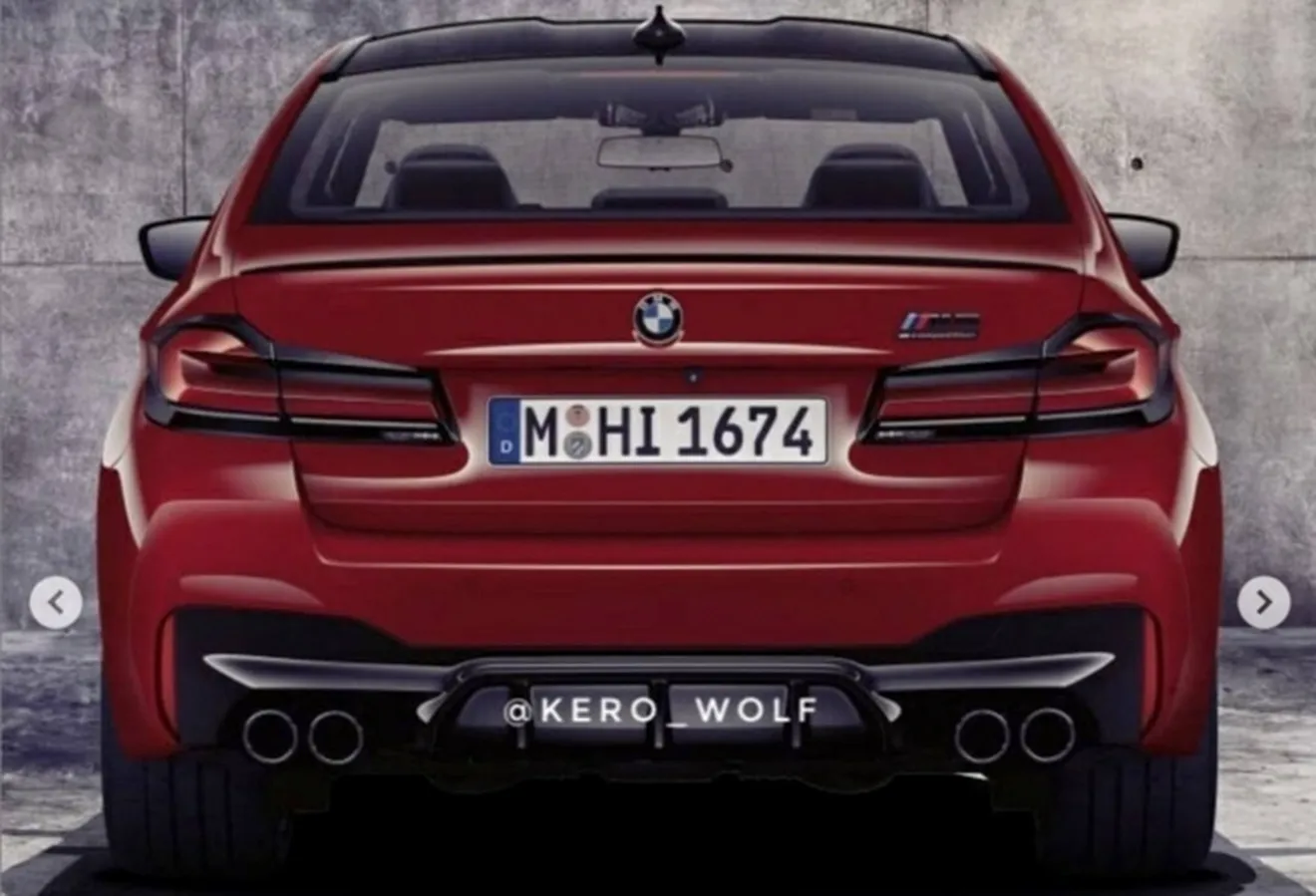 BMW M5 2021 - filtración