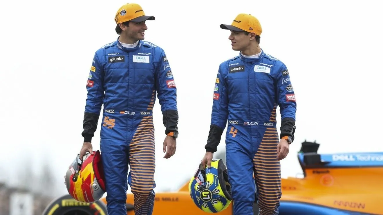 Norris, sorprendido por la marcha de Sainz a Ferrari: «Nadie esperaba esto»