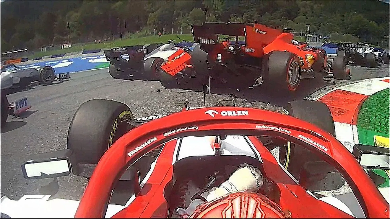 Más drama en Ferrari tras embestir Leclerc a Vettel: «El equipo no necesita esto»