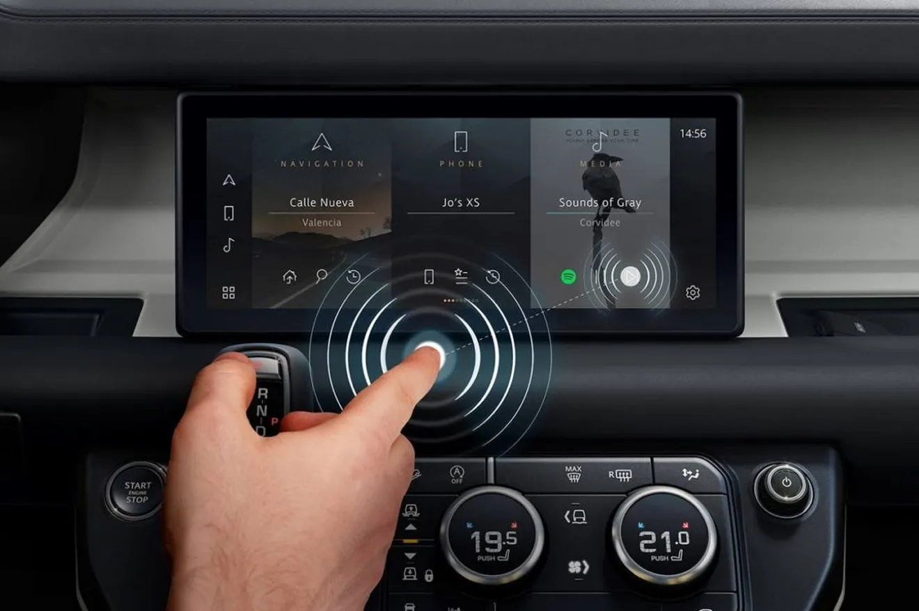 Jaguar Land Rover desarrolla una nueva pantalla digital predictiva
