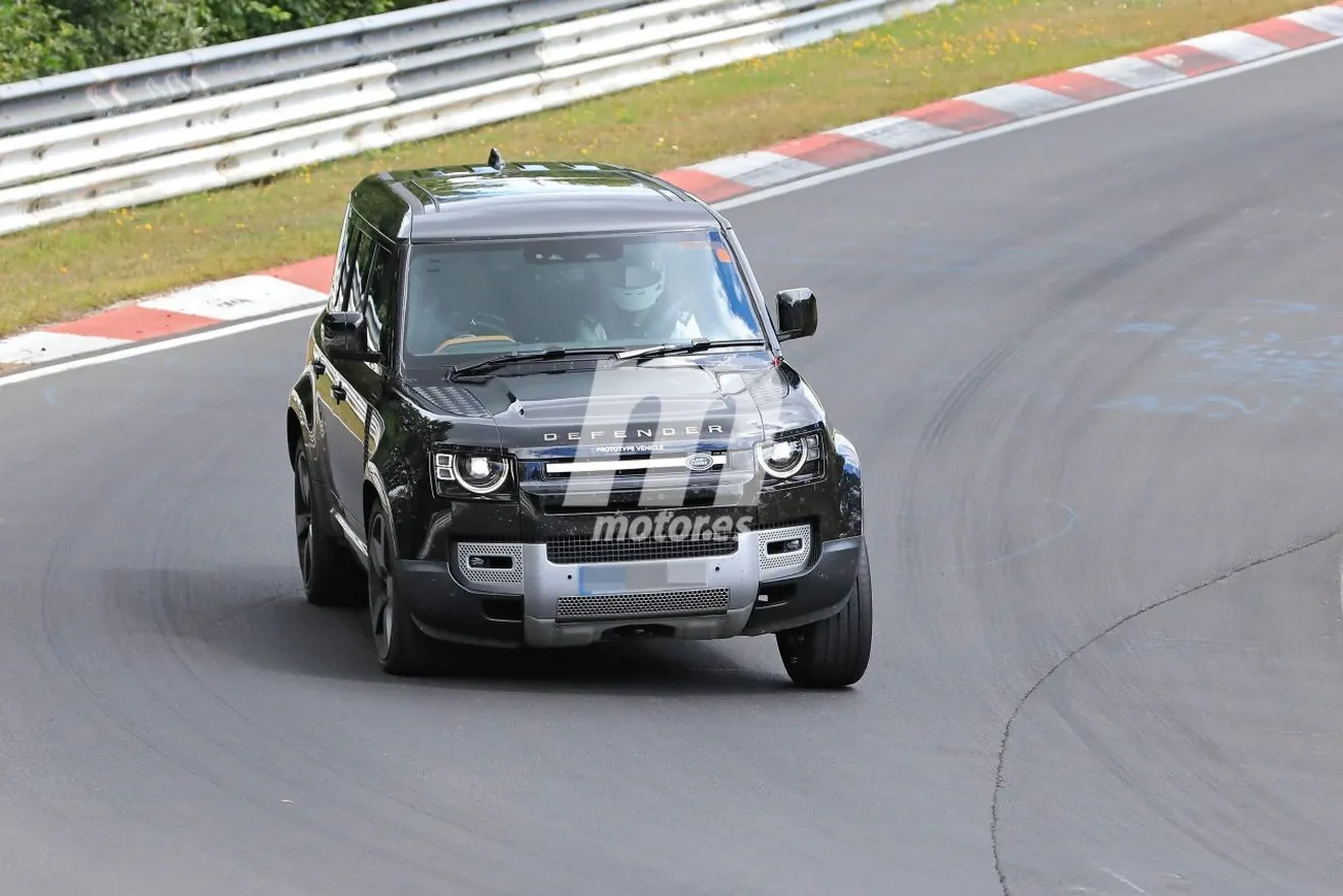 El desarrollo del nuevo Land Rover Defender 110 V8 2021 se traslada a Nürburgring