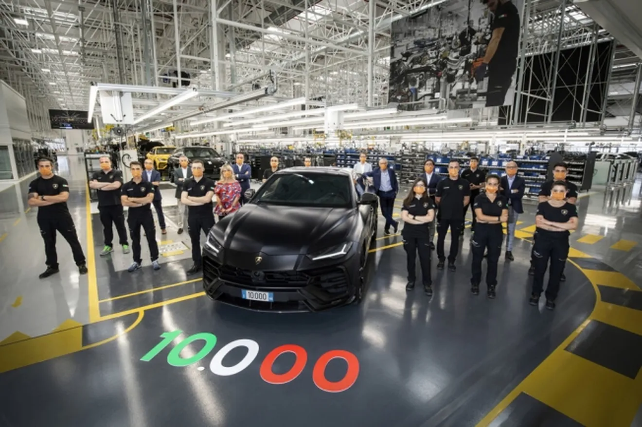Lamborghini Urus, 10.000 unidades fabricadas