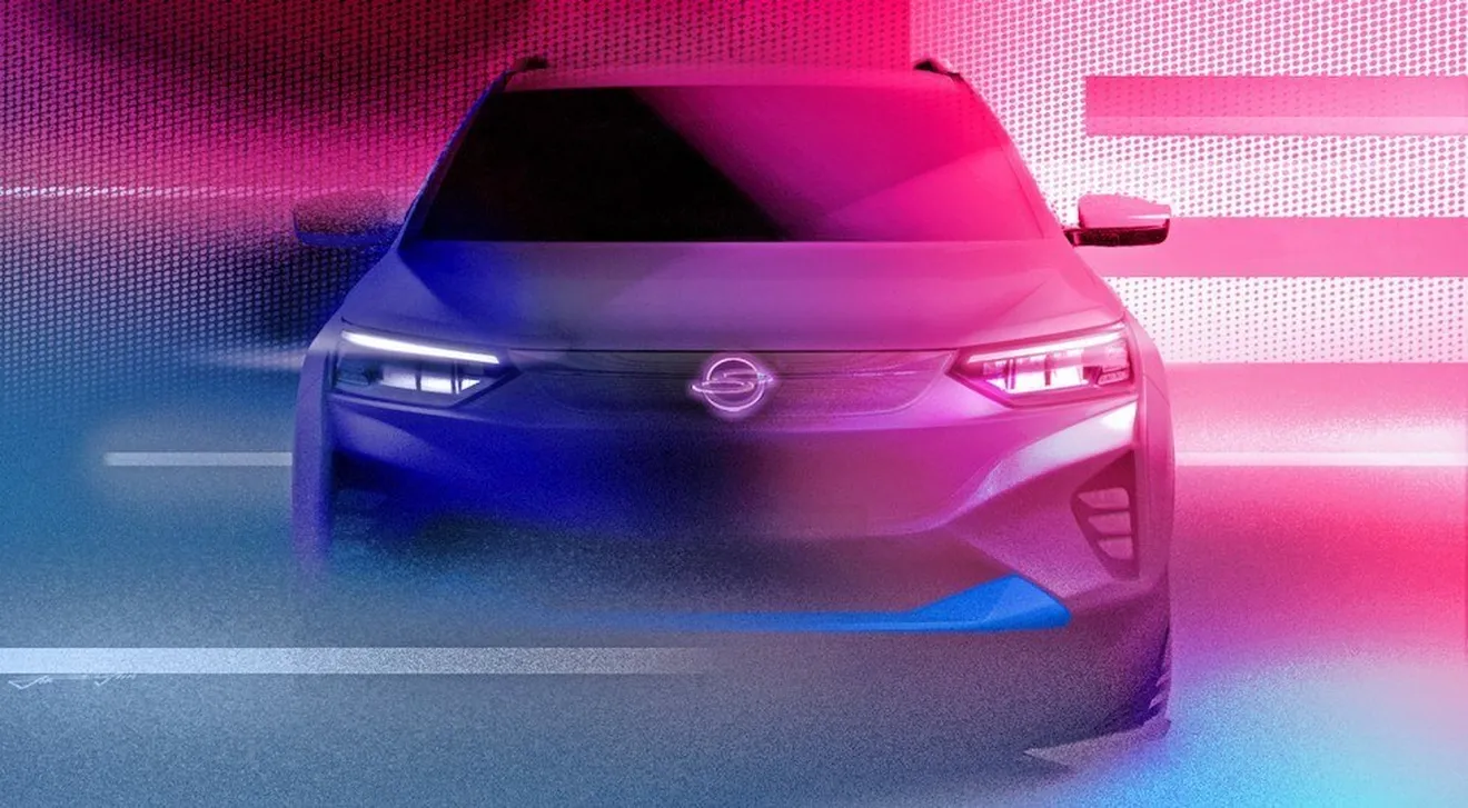 Primeros teaser del nuevo SsangYong E100, el SUV eléctrico que llega en 2021