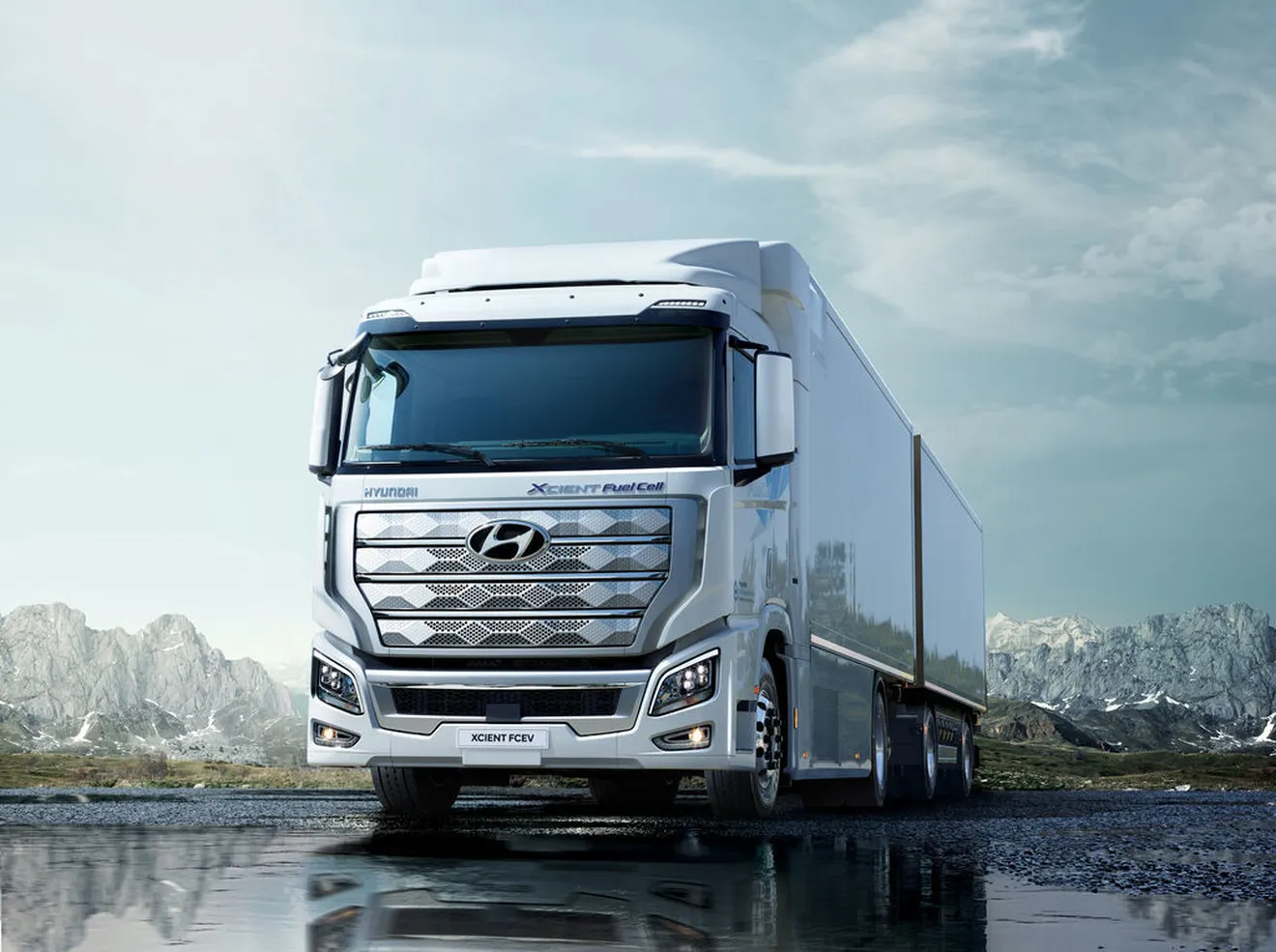 Suiza recibirá pronto los primeros camiones de pila de combustible de hidrógeno de Hyundai