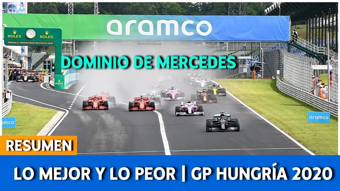 [Vídeo] Lo mejor y lo peor del GP de Hungría de F1 2020