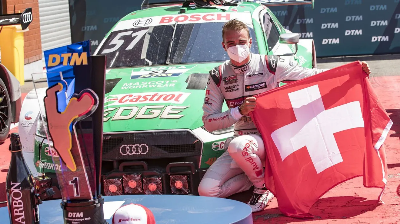 Nico Müller deja Spa como primer líder de la temporada 2020 del DTM