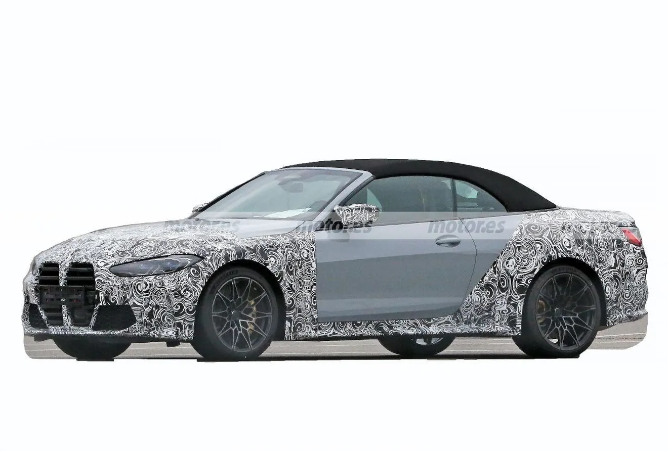 El nuevo BMW M4 Cabrio G83 pierde camuflaje en unas nuevas fotos espía