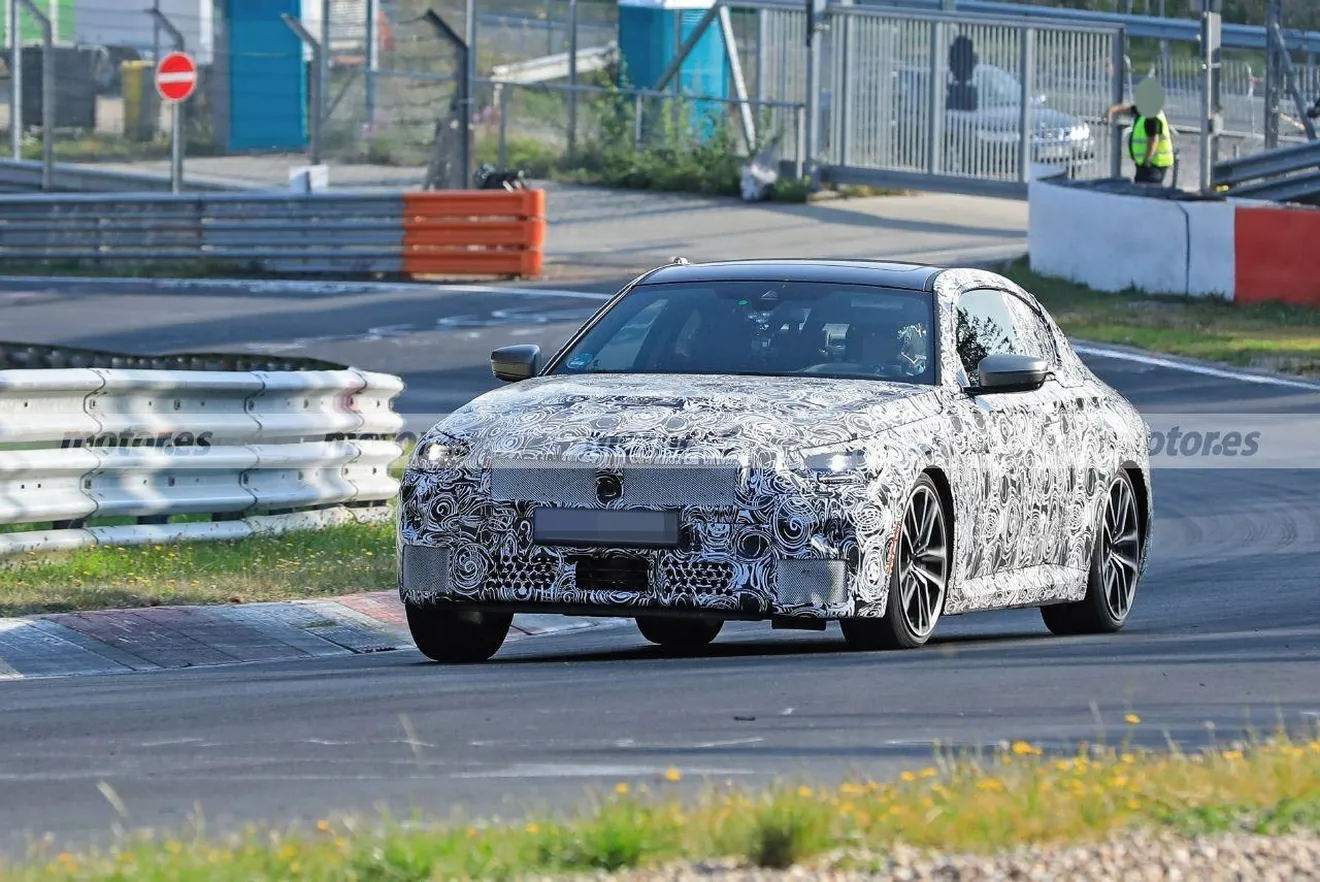 Los prototipos del nuevo BMW Serie 2 Coupé 2022, cazados en Nürbugring
