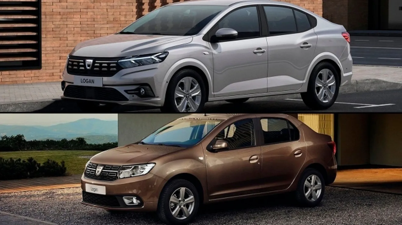 Comparativa visual del Dacia Logan 2021