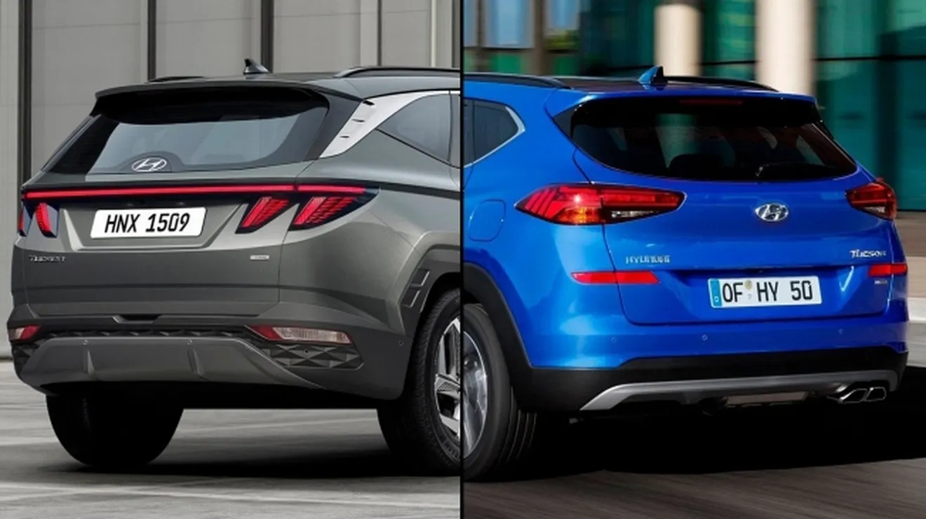 Comparativa del Hyundai Tucson - posterior