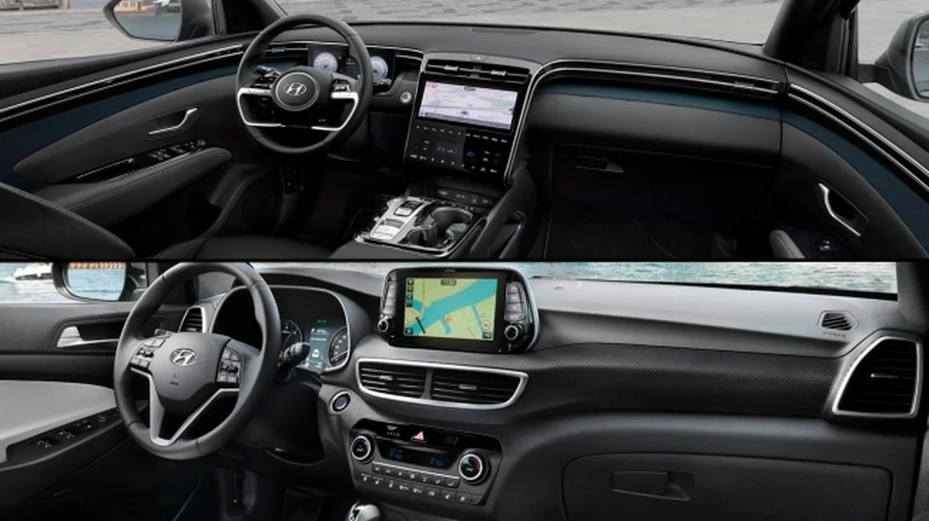 Comparativa del Hyundai Tucson - interior