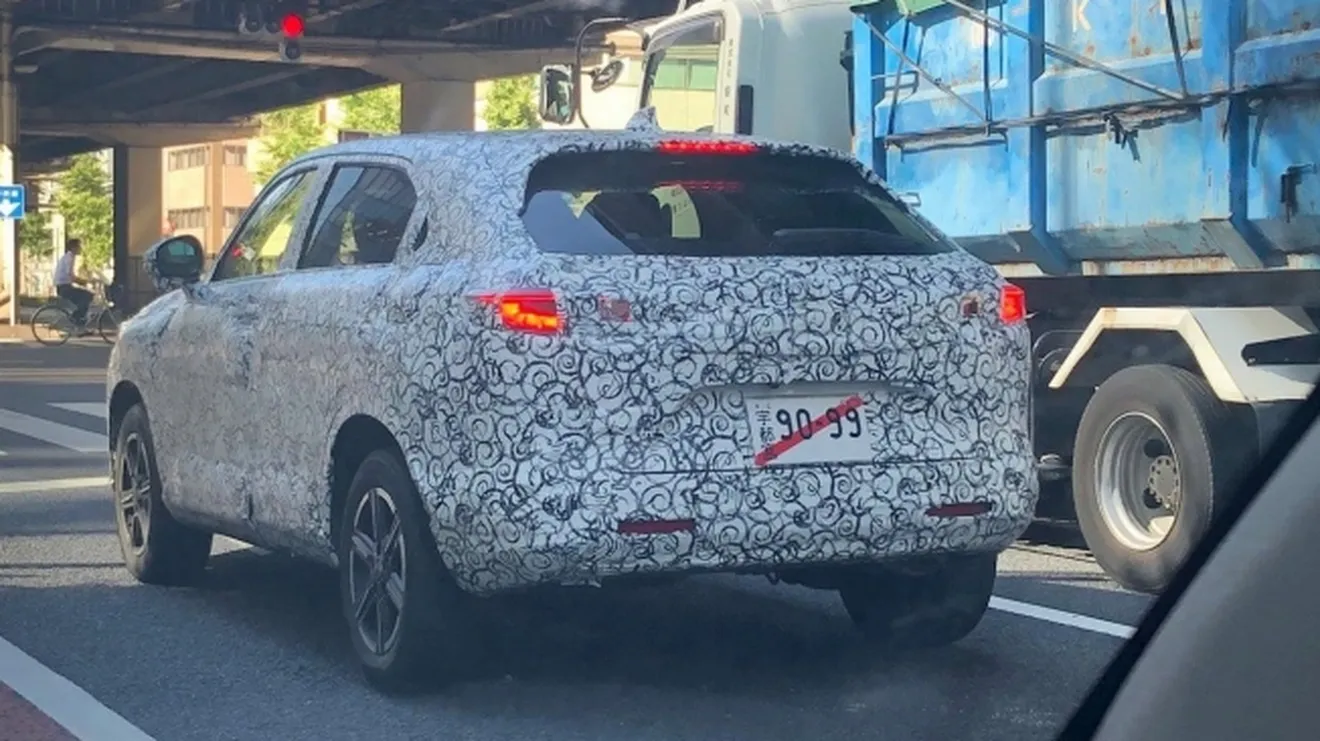 Honda HR-V 2021 - foto espía posterior
