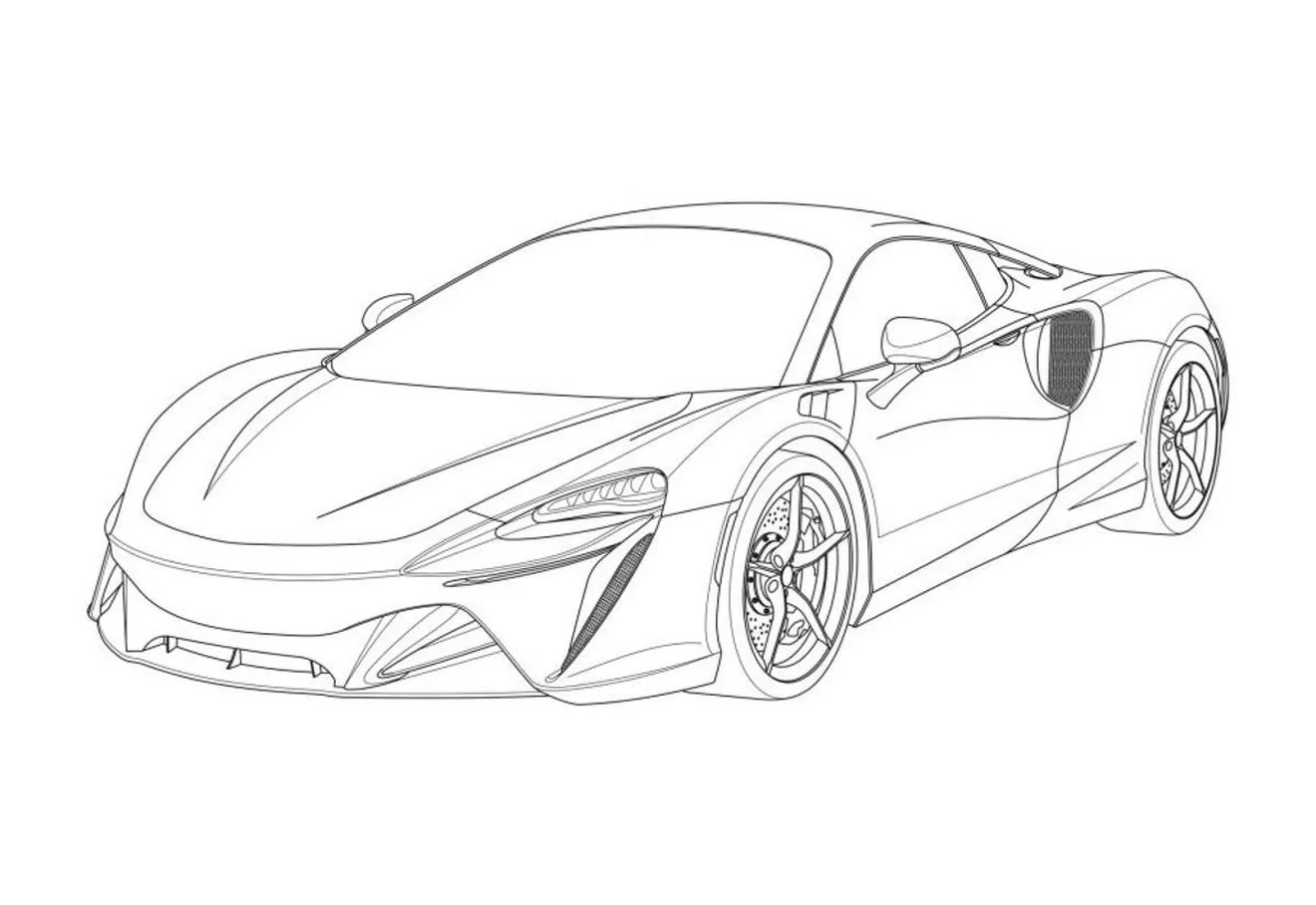 El nuevo McLaren V6 híbrido filtrado al completo gracias a sus patentes