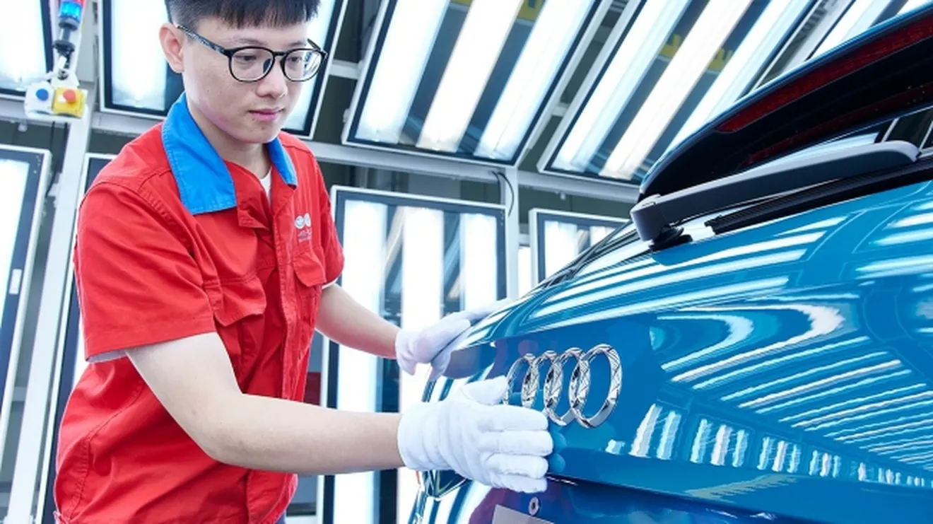 Producción de vehículos Audi en China