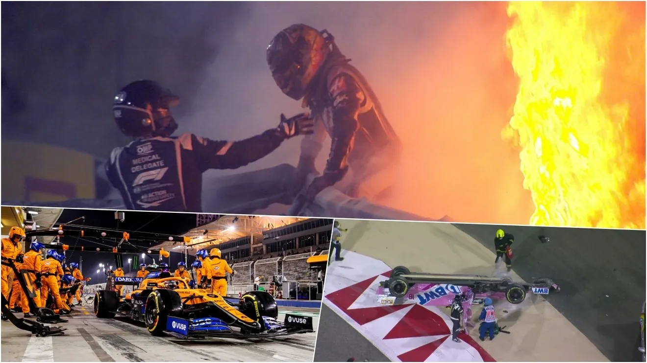 El impactante GP de Bahréin 2020 de F1 resumido en 10 tuits