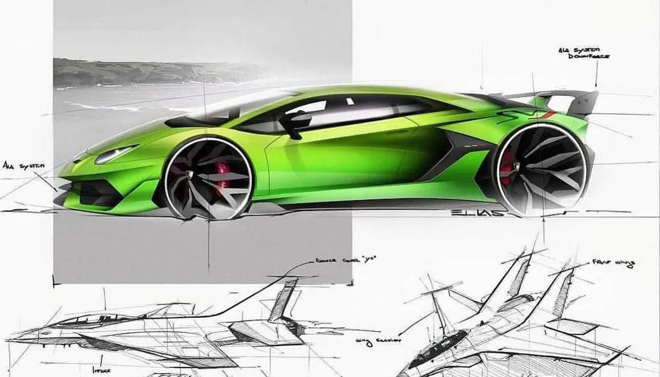 El Lamborghini Aventador 2022 se estrenará con un V12 híbrido y tracción total eléctrica
