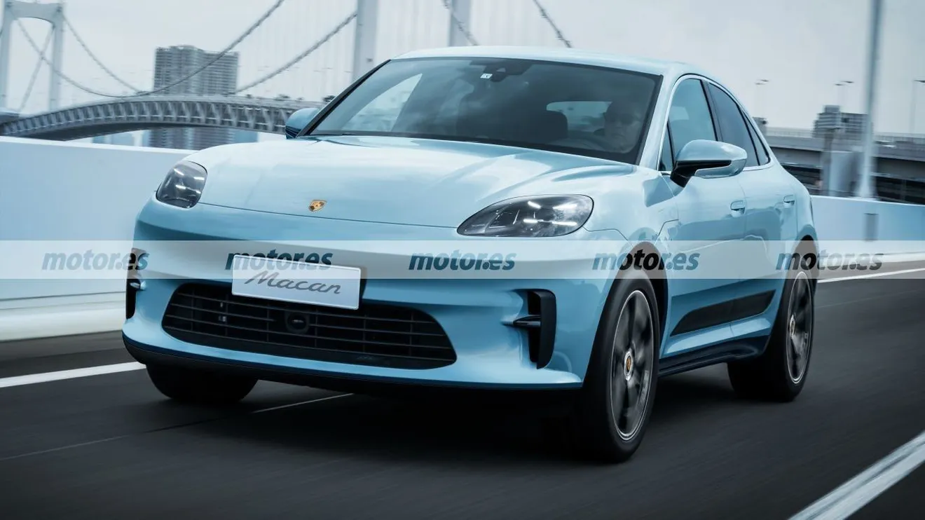 Nuevo adelanto más fiel del futuro Porsche Macan 2022, el SUV eléctrico más deportivo