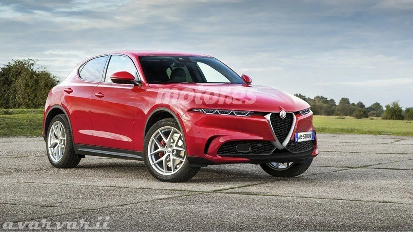 Recreación del Alfa Romeo Tonale