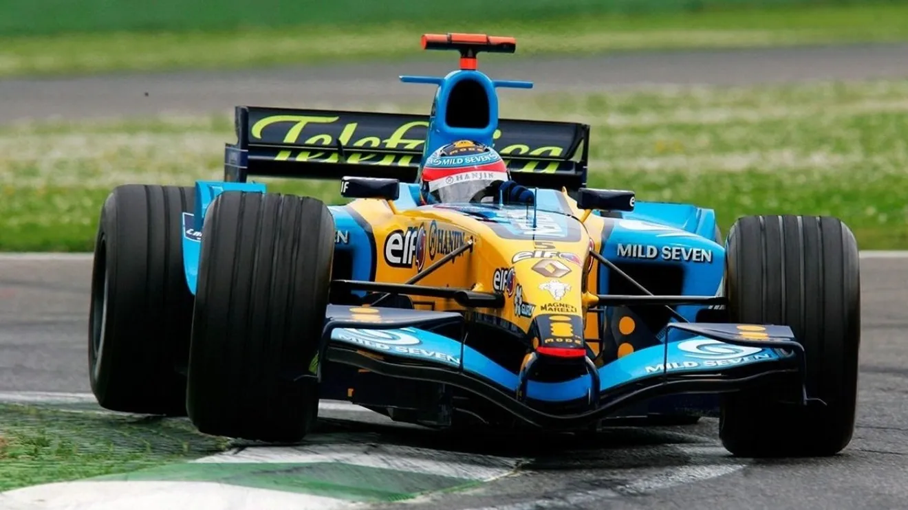 Alonso rodará con el mítico Renault R25 de 2005 en el GP de Abu Dhabi