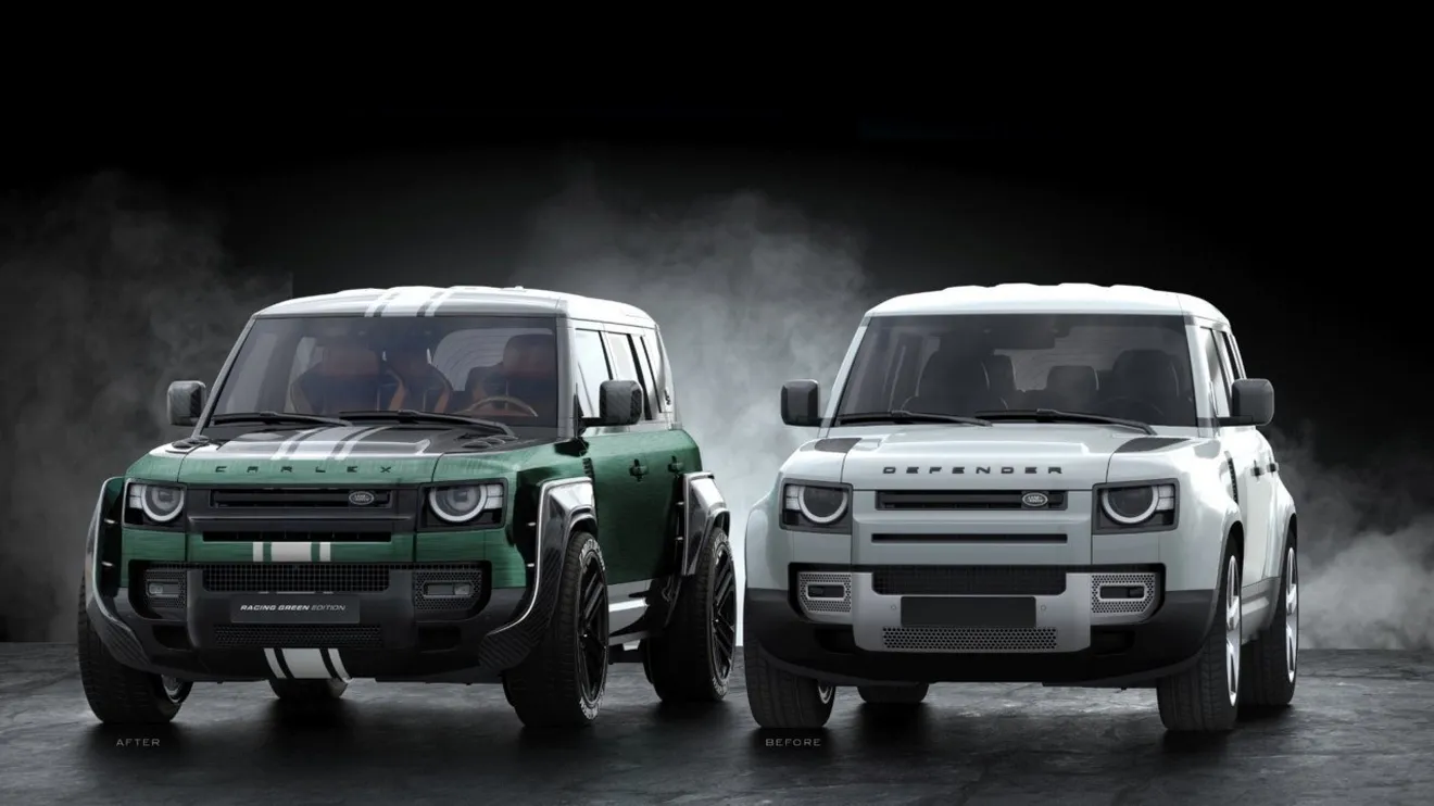 Carlex Design aumenta la deportividad en el Land Rover Defender Racing Green Edition