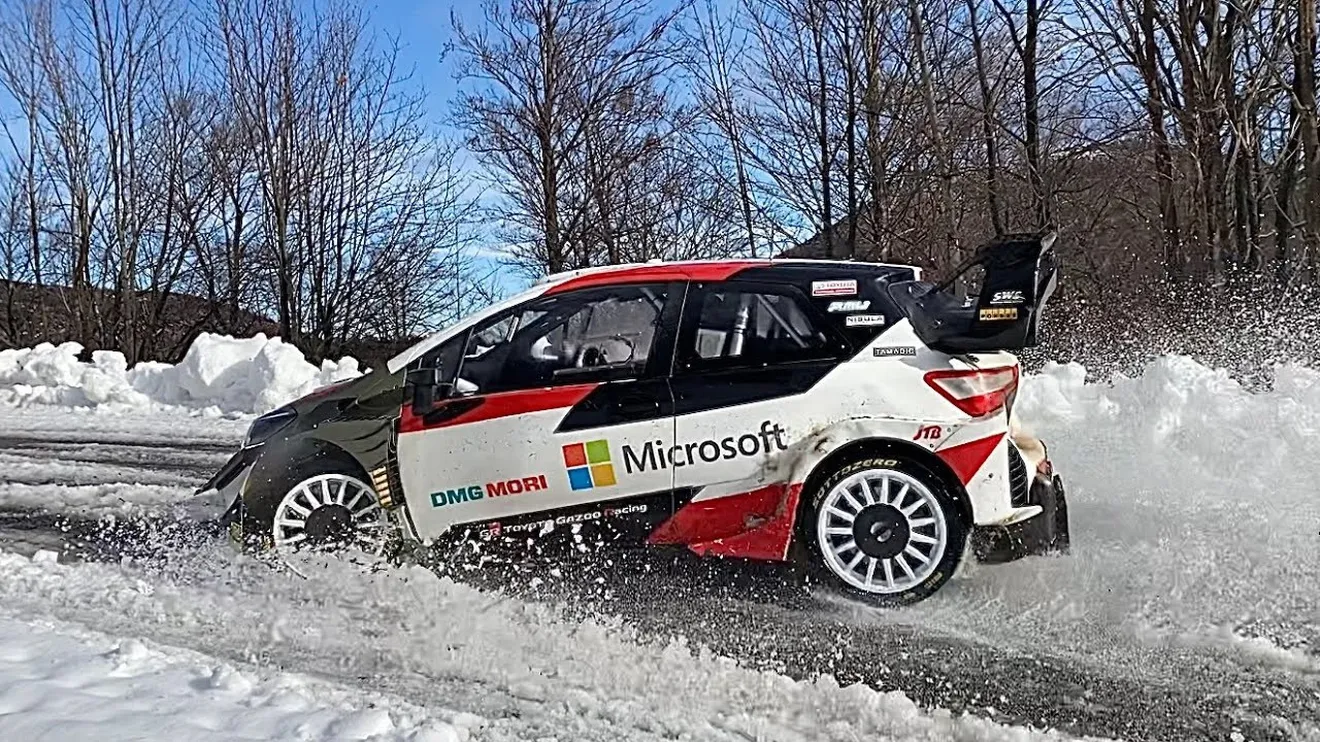 Hyundai y Toyota inician los test previos al Rally de Montecarlo 2021