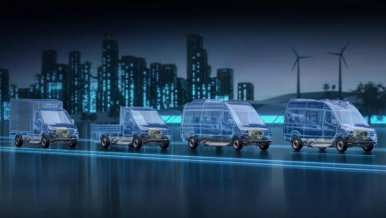 El futuro Mercedes eSprinter estará basado en una nueva plataforma eléctrica