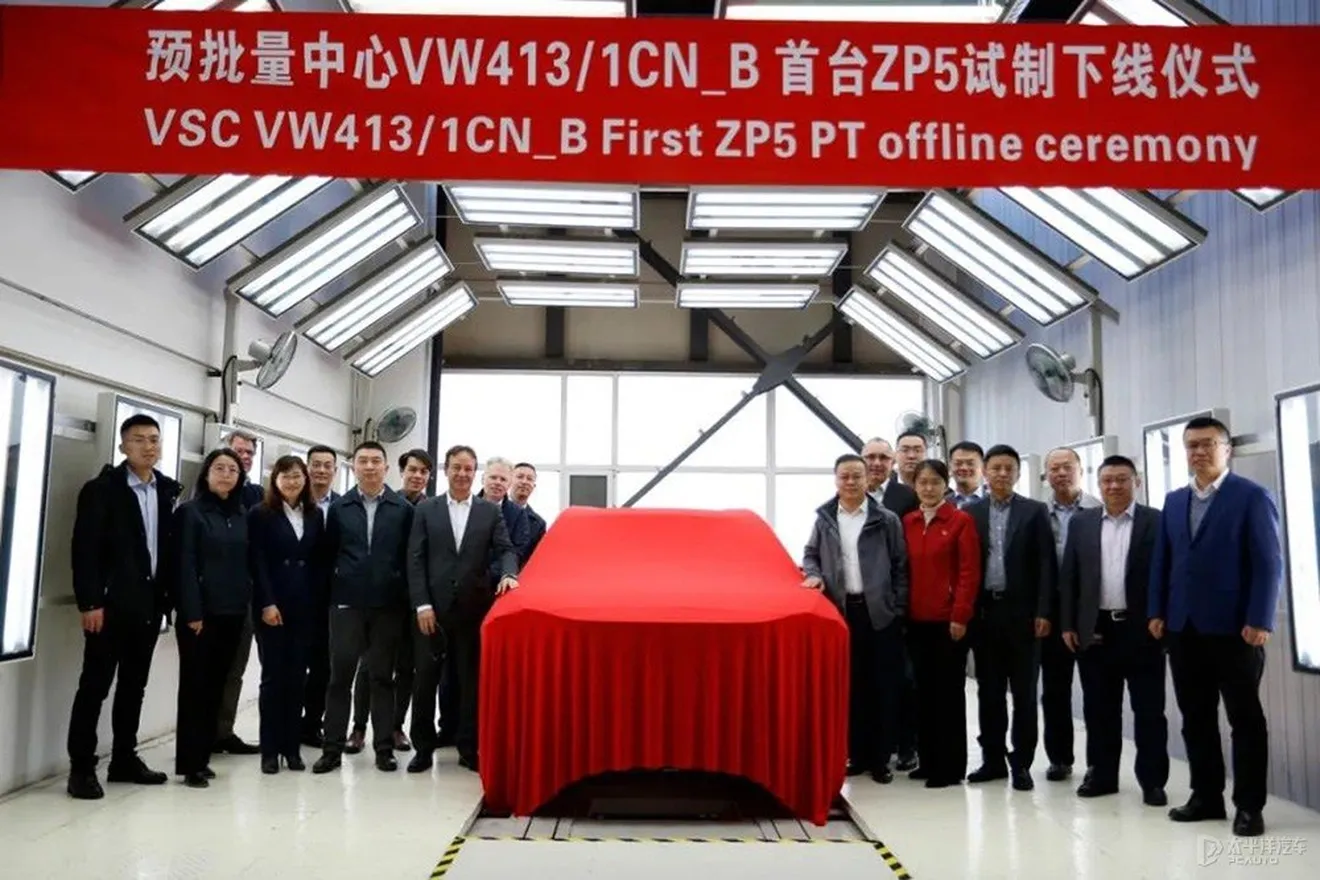FAW-Volkswagen fabrica los prototipos del nuevo Volkswagen Aero B en China