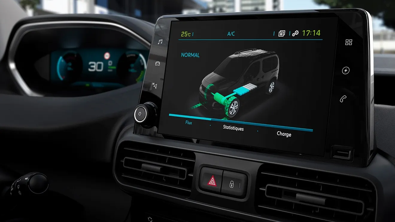 Peugeot e-Partner - pantalla táctil