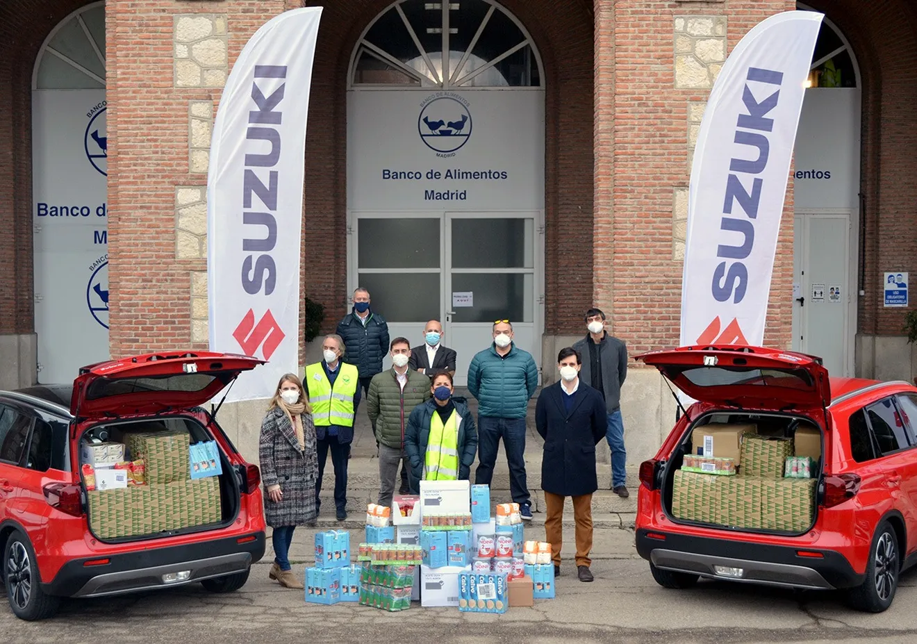 Suzuki dona 3.170 kilos de comida al Banco de Alimentos con la iniciativa Litros X Kilos