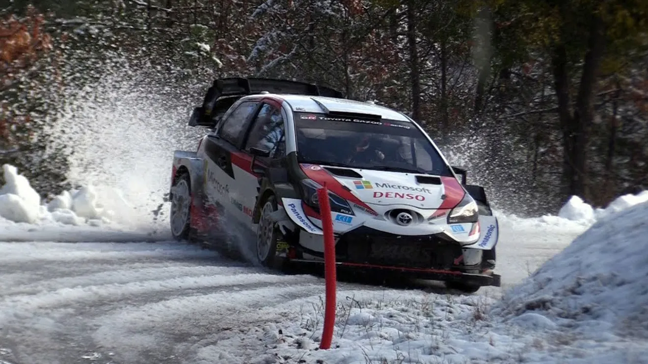 Toyota lamenta el exceso de nieve en su primer test con las gomas Pirelli del WRC