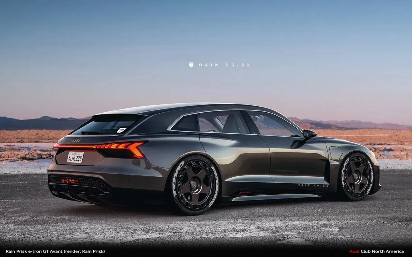 ¿Llegará un Audi e-tron GT Avant? Esta recreación avanza un modelo descartado
