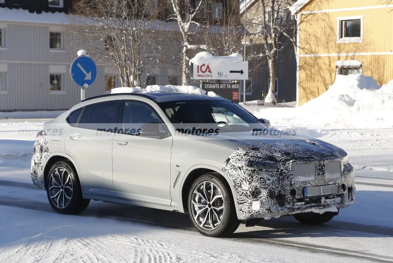 Fotos espía BMW X4 Facelift 2022 - exterior