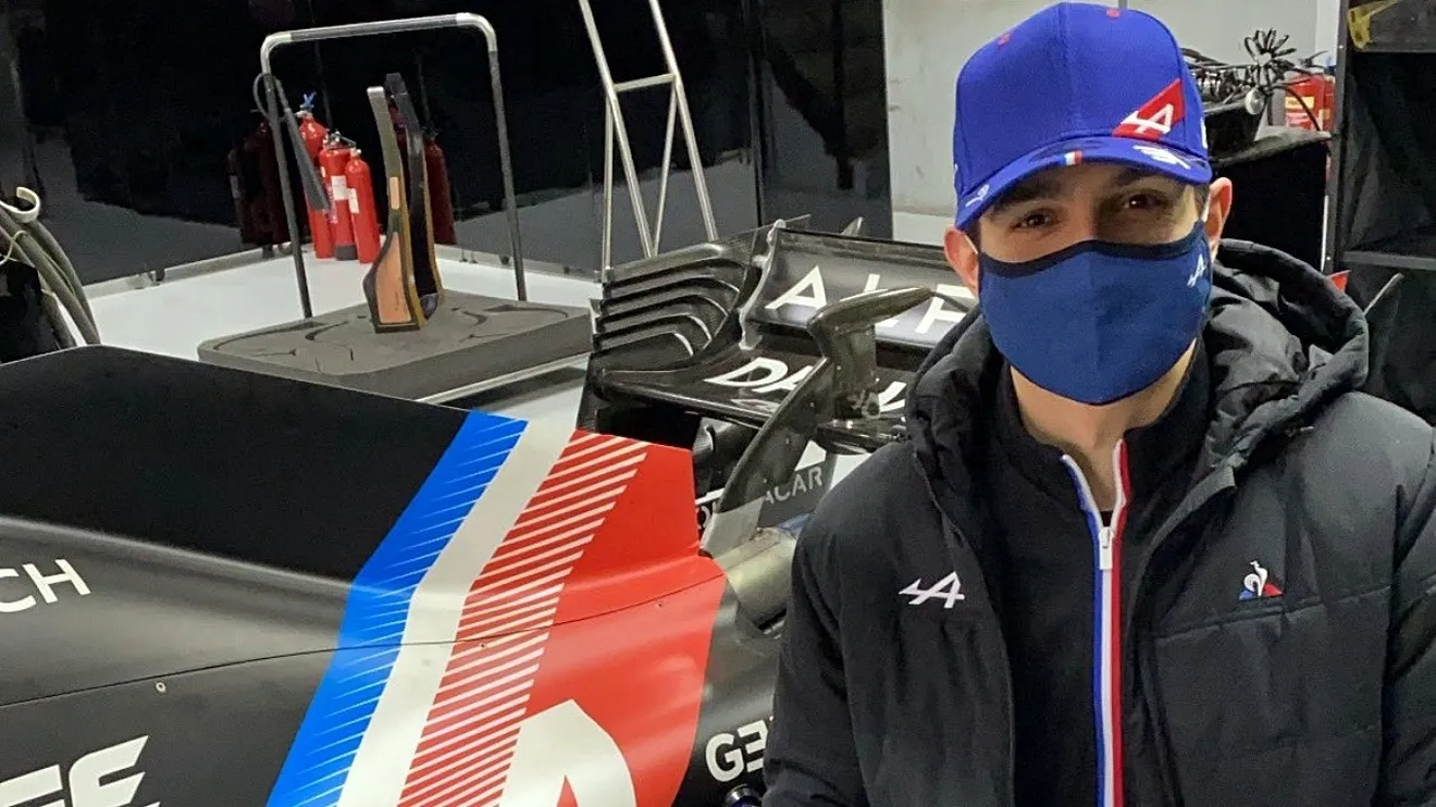 Esteban Ocon inicia un test en Paul Ricard con Alpine F1
