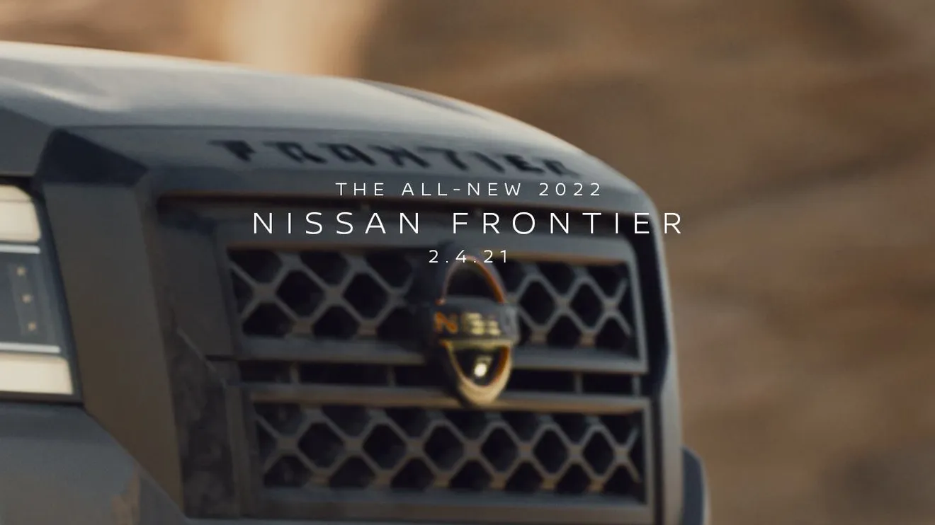 Nissan desvela el frontal del Frontier PRO-4X 2022 antes de su presentación