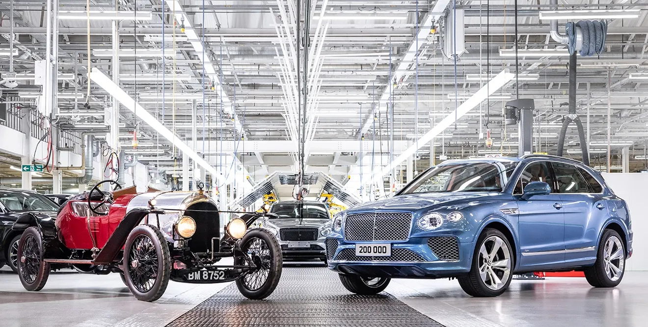 Bentley alcanza las 200.000 unidades producidas en su primer siglo de historia