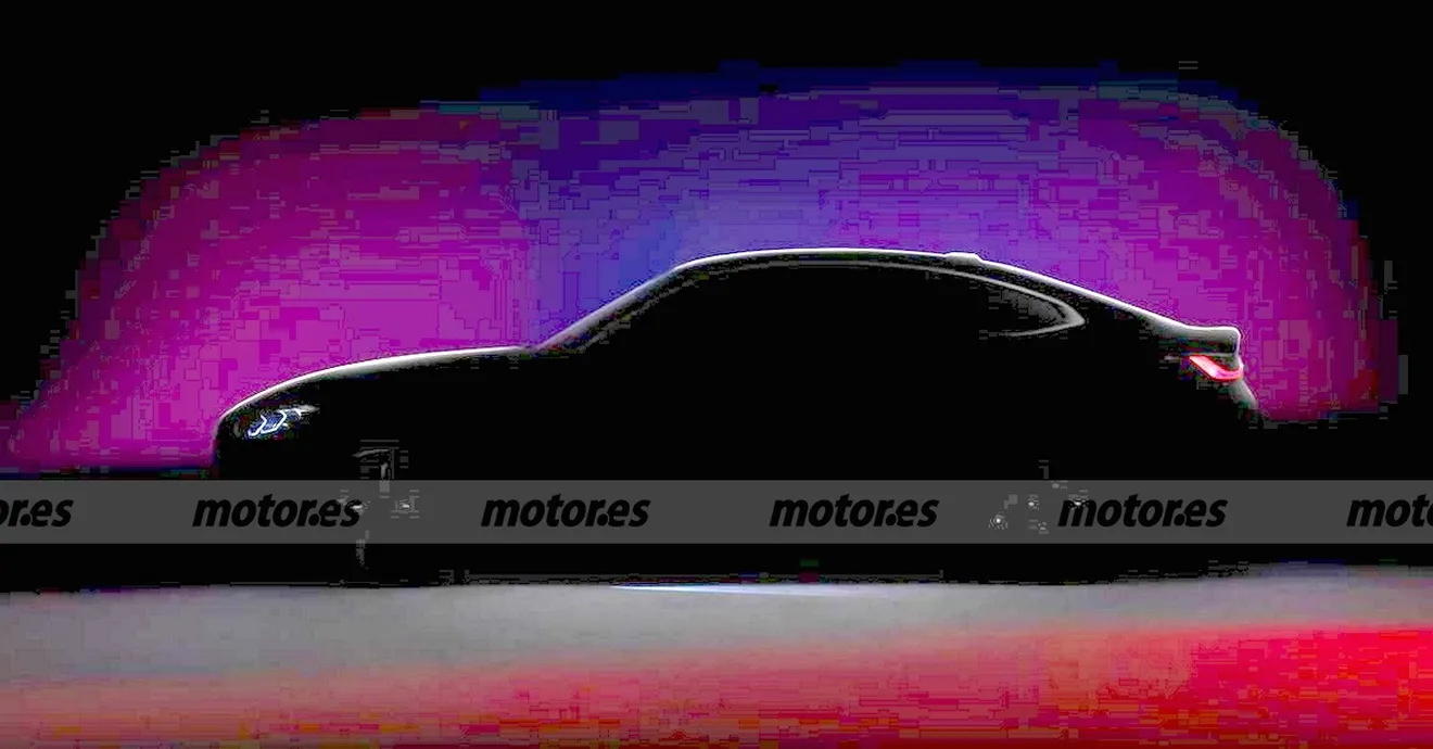 Nueva imagen del BMW i4 a modo de teaser antes de su inminente presentación