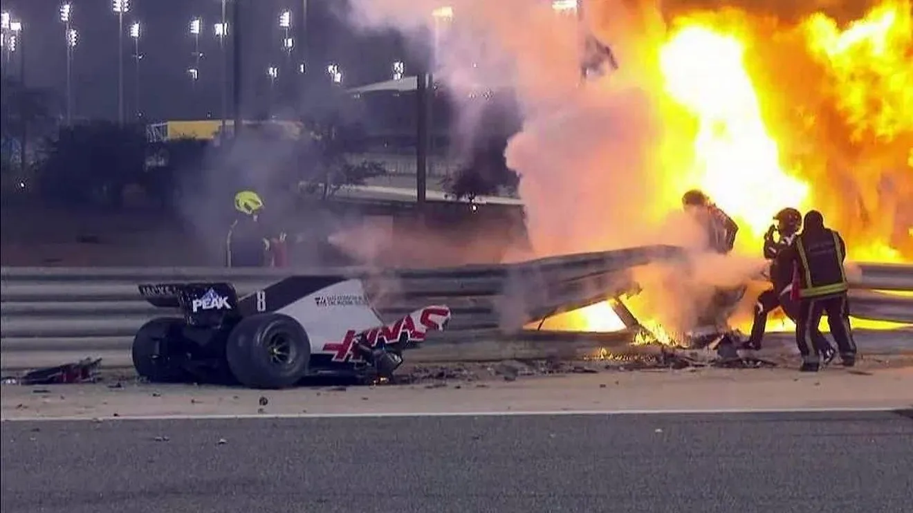 Estas son las conclusiones de la FIA sobre el accidente de 67g que sufrió Grosjean